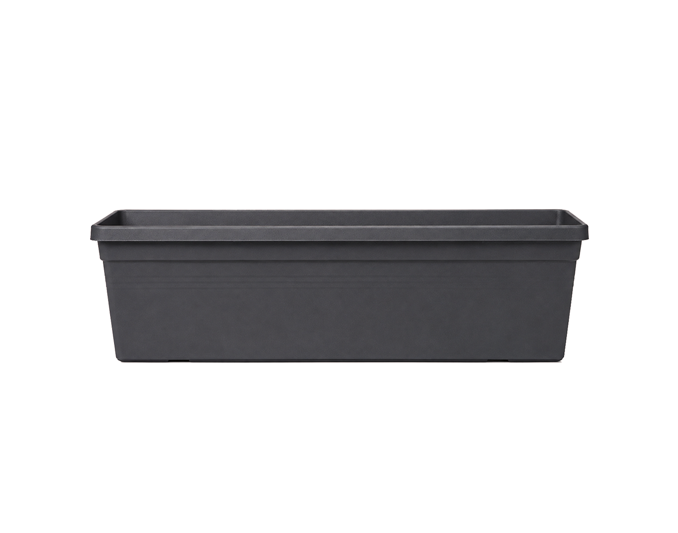 Recycled Plastic Dark Grey Window Box