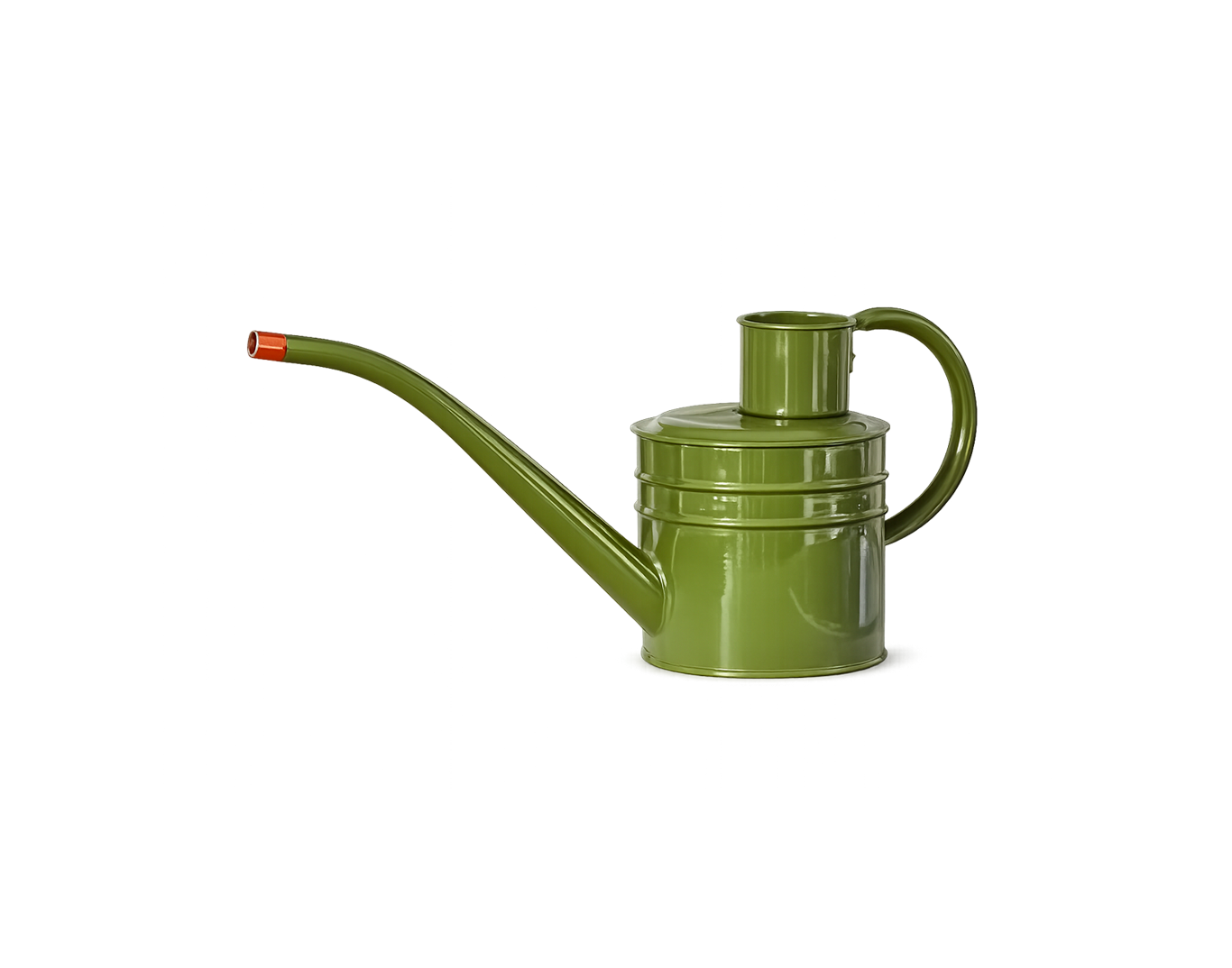 Green Metal Watering Can