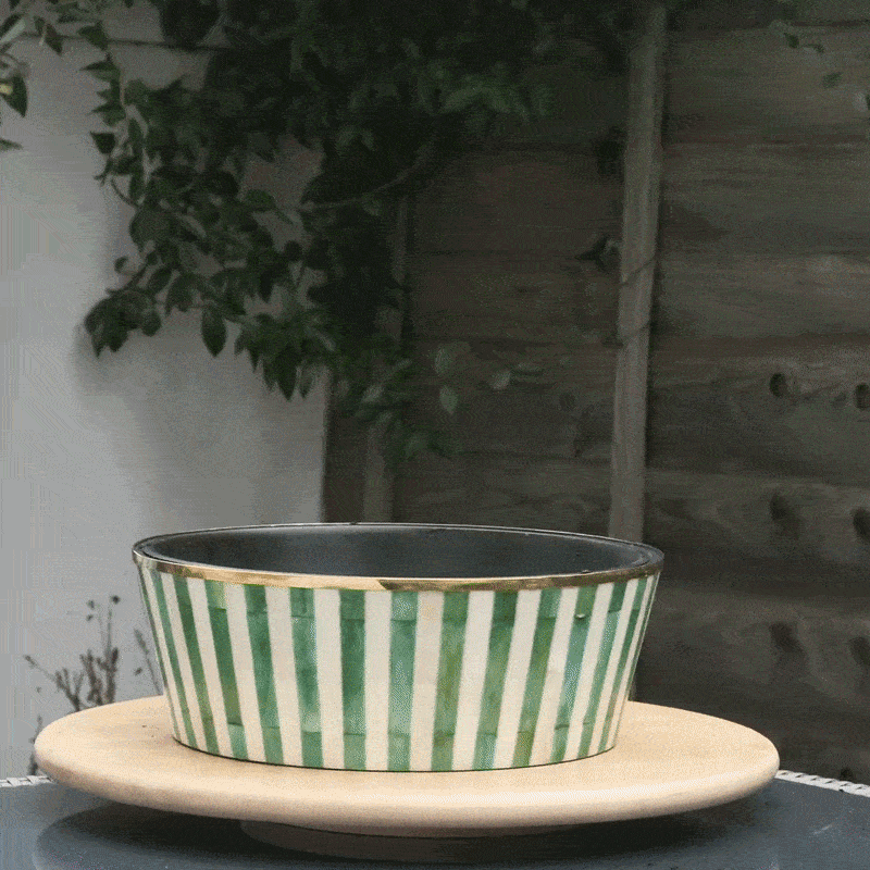 Green_Round_Stripe_Bone_Inlay_Window_Fleur_Video