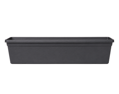 Recycled Plastic Dark Grey Window Box