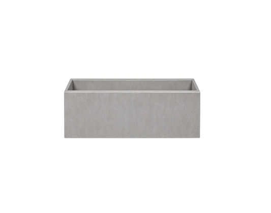 Polystone Planter - Light Grey - Medium
