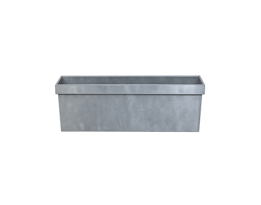 Silver Metal Window Box